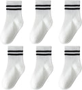 Toddler Grip Socks with Non-Slip Unisex Baby Stripe Crew Cotton Socks | Retro by Wamvp