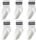 Toddler Grip Socks with Non-Slip Unisex Baby Stripe Crew Cotton Socks | Retro by Wamvp