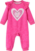 Disney Stitch Princess Minnie Winnie Marvel Baby Girls Ruffle Long Sleeve by Disney