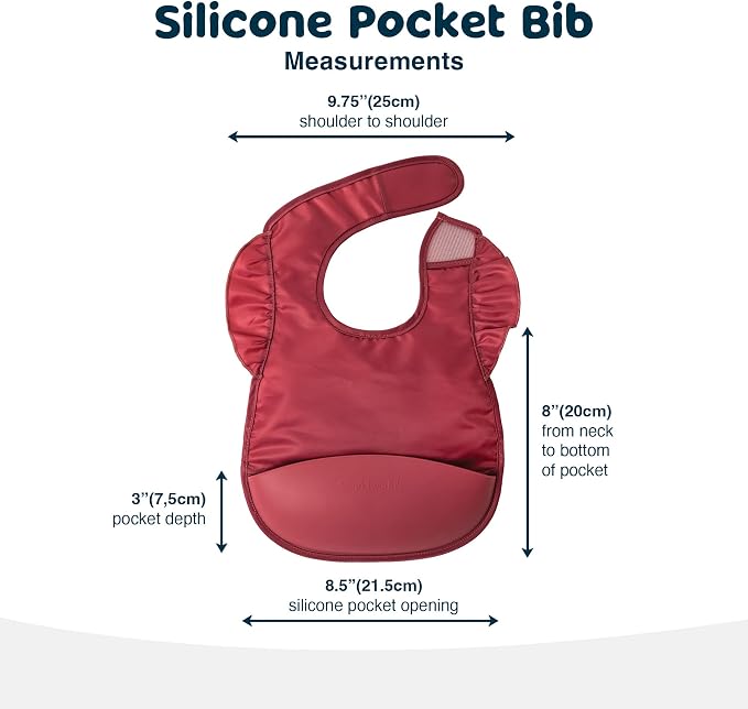 Tiny Twinkle Silicone Pocket Bibs - Image 5