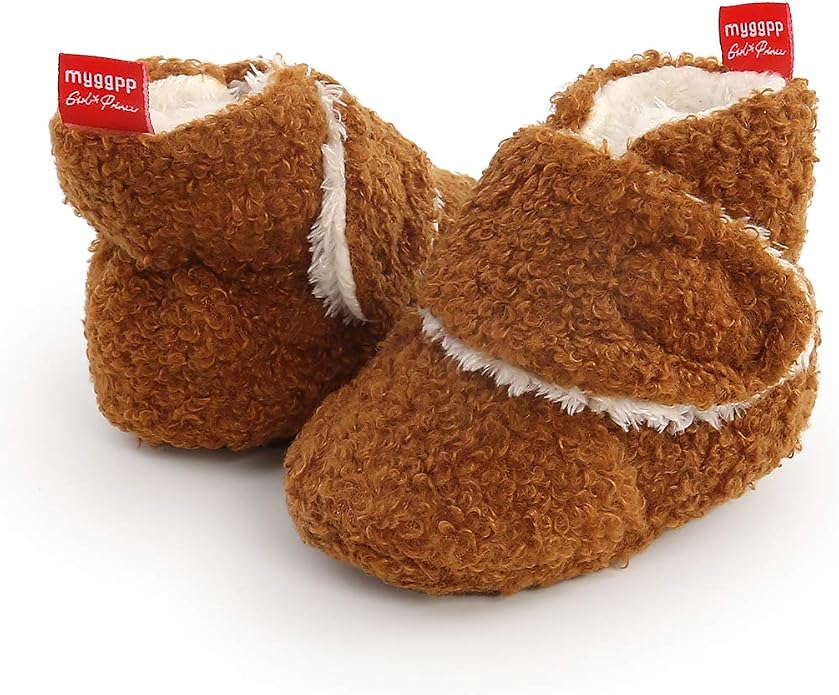 Ohwawadi Infant Baby Slippers Girls Boys Booties Warm Baby Socks Shoes Newborn - Image 6