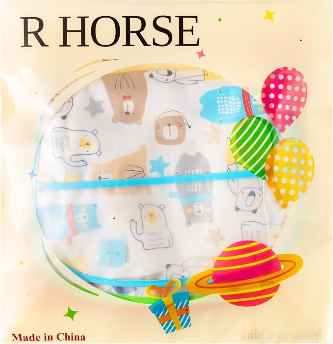 R HORSE 5Pcs Baby Feeding Bibs - Image 7