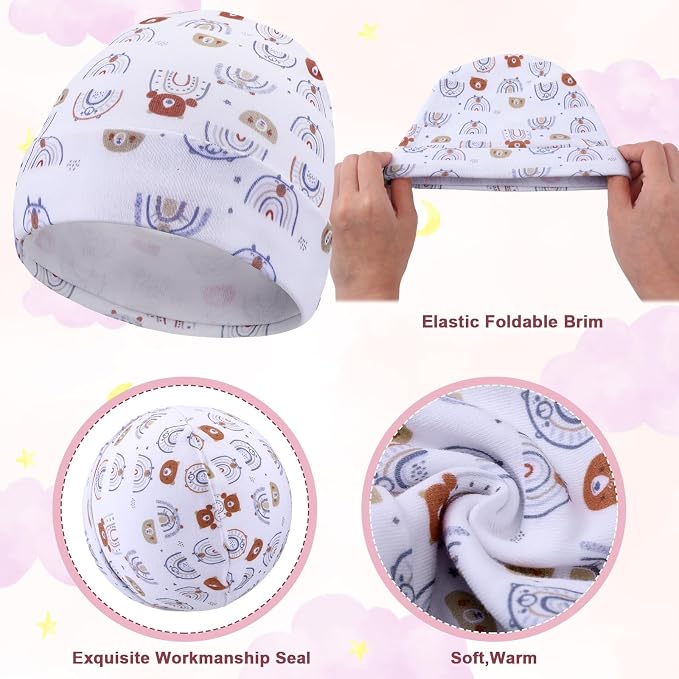 Newcotte 6 Preemie Hats - Image 4