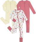 Jimonda Unisex Baby Zipper Footies Pajamas 3-Pack by JimondaBaby