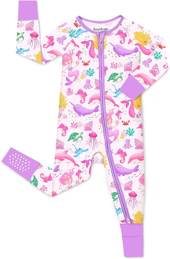 babee Reshinee Viscose derived from bamboo Baby Pajamas Convertible Footie by babeeReshinee