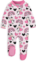 uideazone Baby Girls Footed Pajamas, Zip Sleeper by uideazone