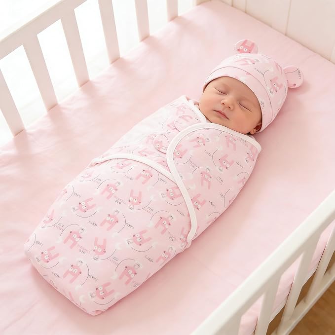 3-Pack Baby Swaddles for Newborns Girls - Image 3