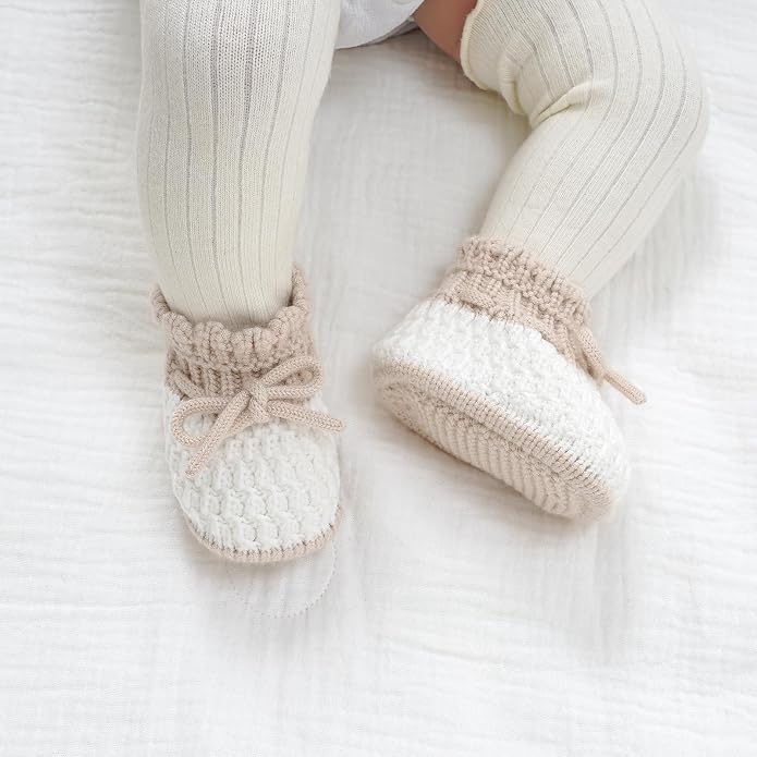 Baby Booties Knitted Newborn First Soft Sock | Crib Warm Shoes - Image 2
