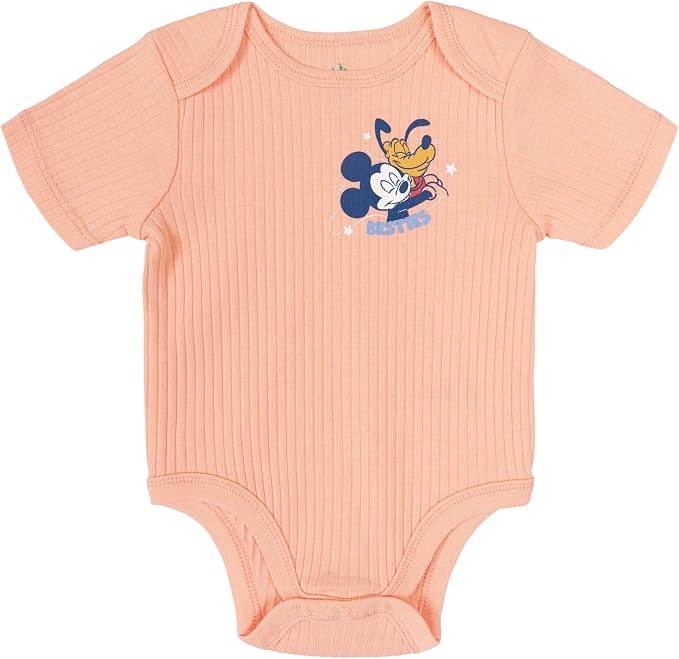 Disney Baby 5-Pack Short Sleeve Bodysuits Newborn to Infant - Image 4