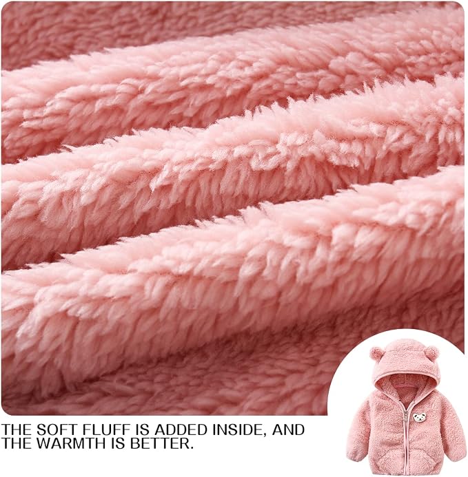 Baby Boy Fleece Jacket Girl Winer Clothes Coat - Image 6
