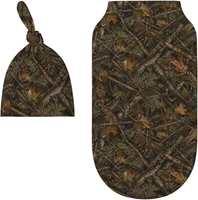 Camo Swaddle Blankets Soft Receiving Blanket Baby Swaddle Wrap - Image 8