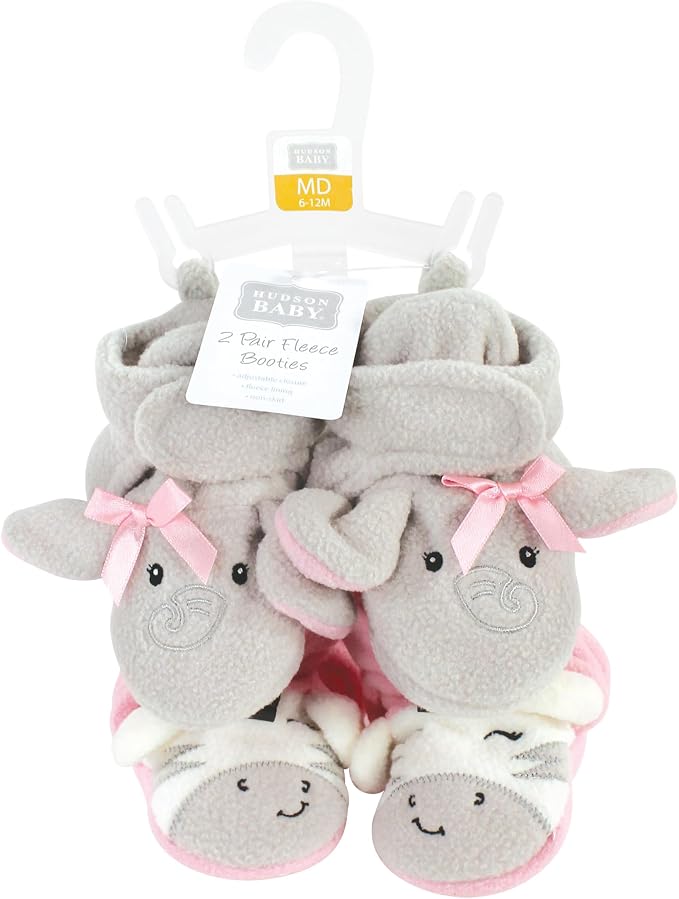 Hudson Baby Unisex-Baby Cozy Fleece BootiesSlipper Sock - Image 2