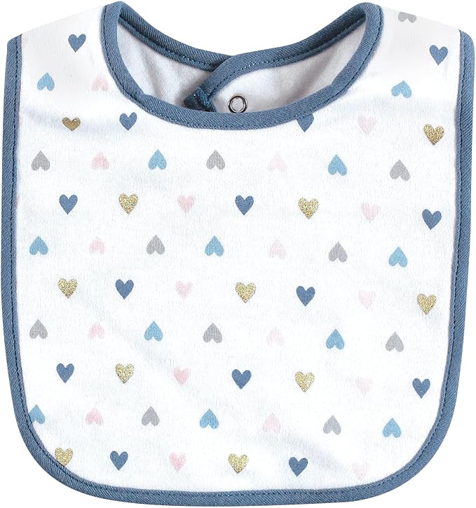 Hudson Baby Unisex Baby Cotton Bib and Headband Set - Image 5