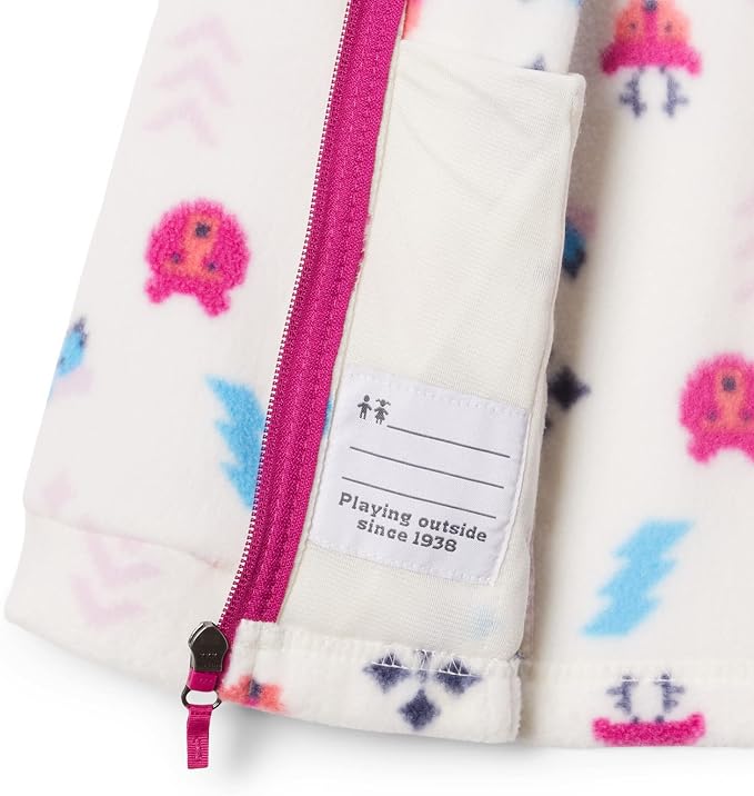 Columbia Youth Girls Benton Springs II Printed Fleece Jacket - Image 3