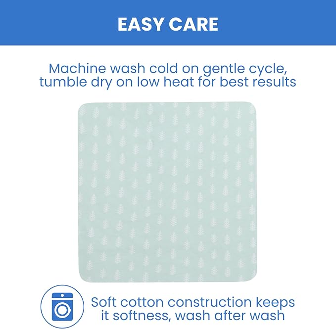 Delta Children 100% Organic Jersey Cotton Baby Receiving Blankets - Image 8