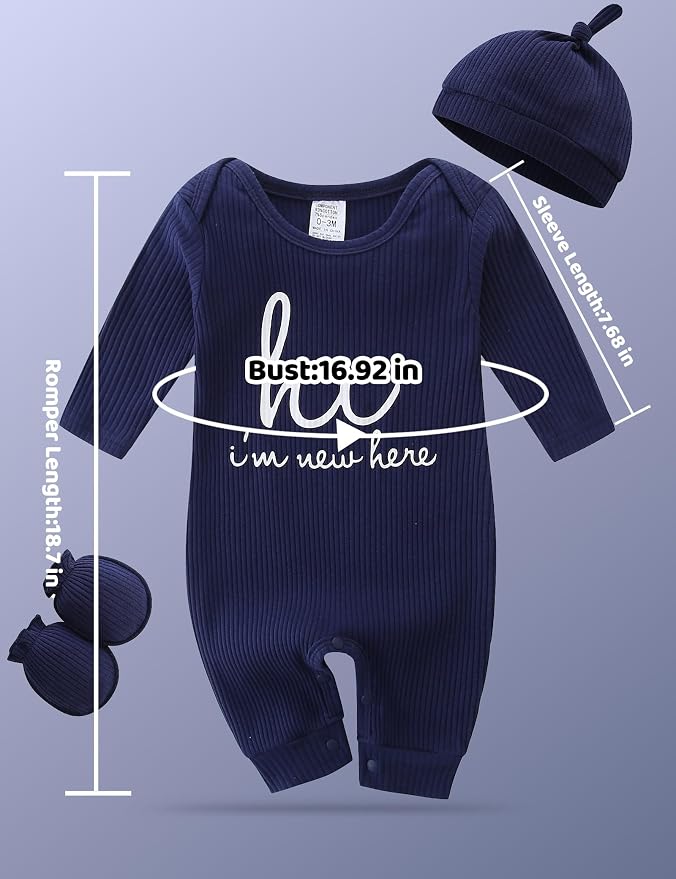 Babymine Newborn Coming Home Outfit Unisex Baby Clothes - Image 7