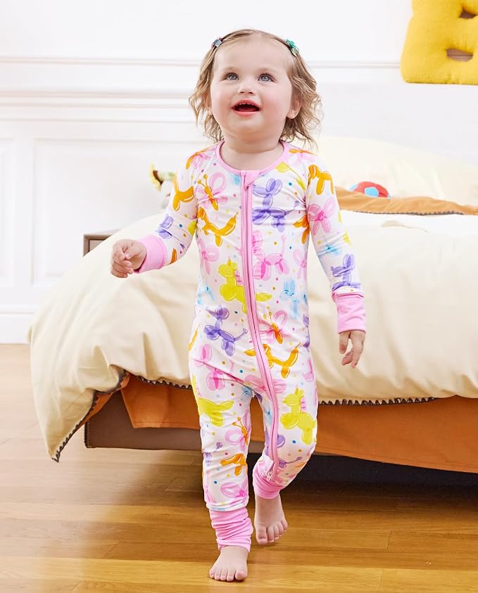 babee Reshinee Viscose derived from bamboo Baby Pajamas Convertible Footie - Image 3