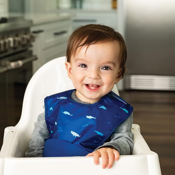 Tiny Twinkle Silicone Pocket Bibs - Image 2