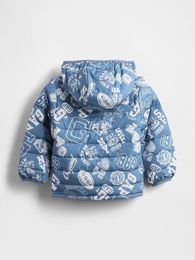 GAP boys Classic Logo Puffer Jacket - Image 2