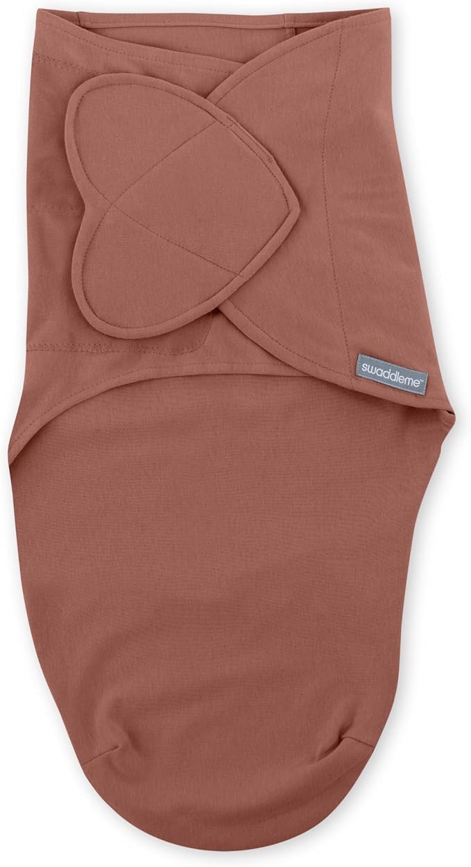 SwaddleMe by Ingenuity Monogram Collection Baby Swaddle, 100% Cotton, Improves - Image 15
