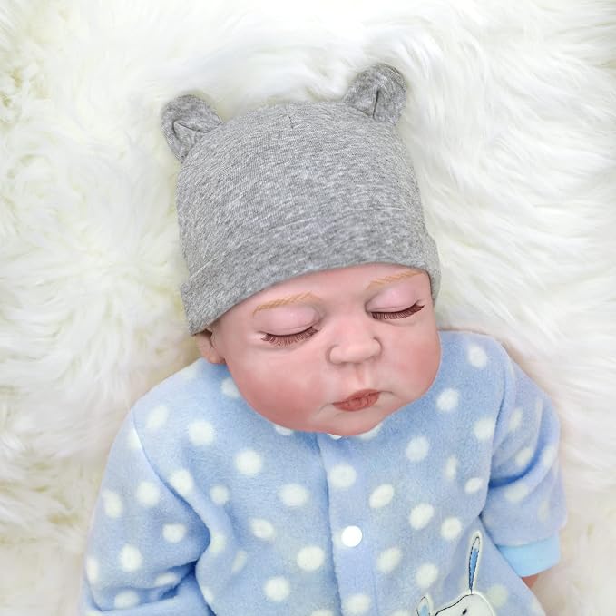Sarfel Newborn Baby Boy Hats Cotton Baby Beanie Hospital Girl Hat Infant 0-6 - Image 4