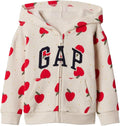 GAP Baby Girls' Playtime Favorite Logo Full Zip Hoodie Hooded Sweatshirt by GAP