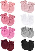 AQOKKA Newborn Baby Mittens No Scratch Cotton Elastic Wrist Gloves Infant by AQOKKA