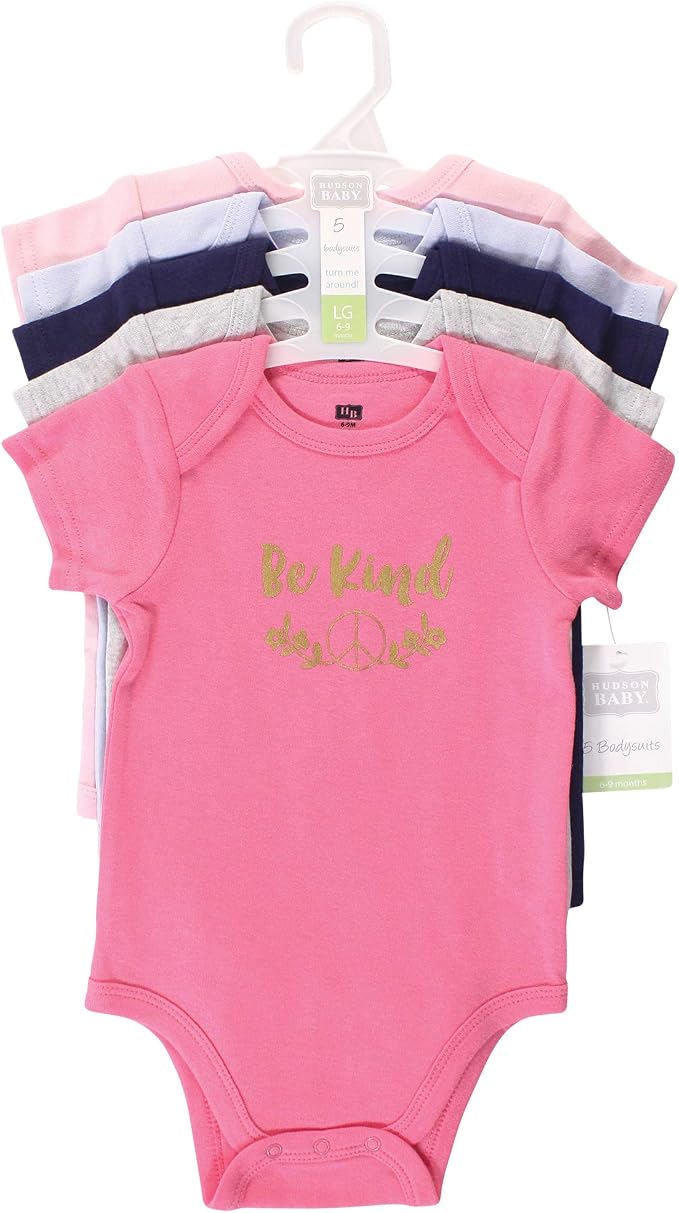 Hudson Baby Unisex Baby Cotton Bodysuits - Image 2