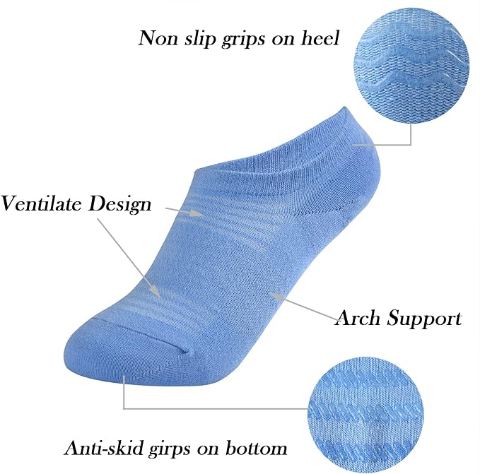 Toddler Little Girls Boys No Show Socks Cotton Low Cut Socks - Image 3