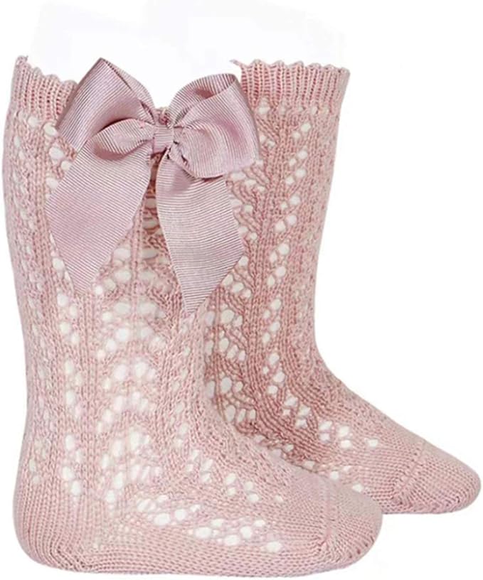 Baby Girl Knee-High Socks Toddlers Bow Stockings Newborn Infant Princess Frilly - Image 7