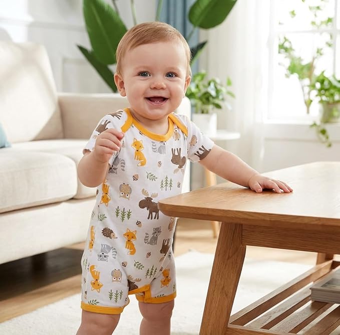 Baby Boys Romper Cotton Summer Infant Baby Boy Clothes | Short Sleeve Baby Boy - Image 2