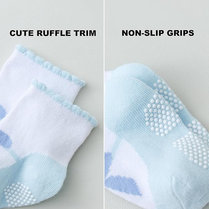 EPEIUS Unisex Baby Girls Boys Non-Slip Socks - Image 3
