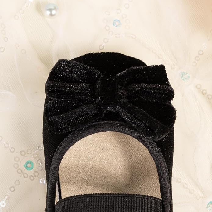 KIDSUN Infant Baby Girls Mary Jane Shoes Non-Slip Rubber Sole Ballet Slippers - Image 6