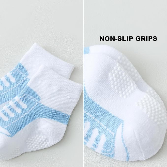 EPEIUS Unisex Baby Girls Boys Non-Slip Socks - Image 4