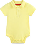 Baby Girl Collared Onsie Polo Bodysuit Boy Cotton Romper Short Sleeve 0~24M by Unknown