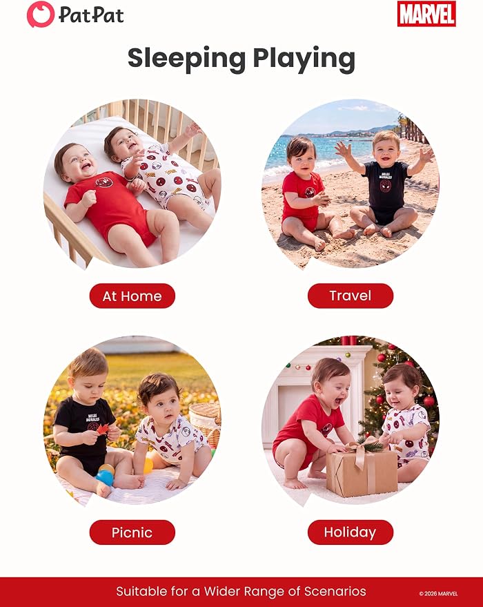 Disney Baby Viscose Made from Bamboo 3-Pack Bodysuits Set Newborn to Infant - Image 8
