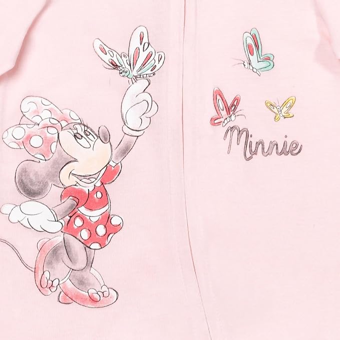 Disney Baby Girls' 2-Pack Footed Sleep N' Play Newborn to Infant - Image 6