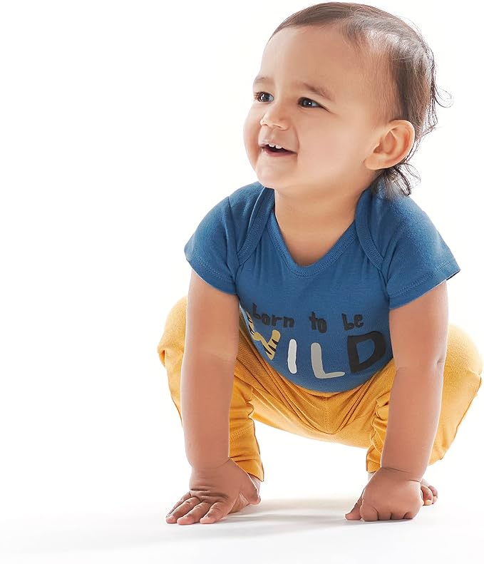 Onesies Brand Unisex Baby 3 Outfit Bundle Mix Match Pants Set - Image 5