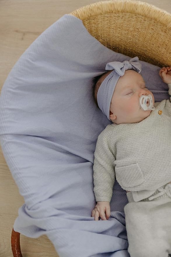 Copper Pearl Swaddle Blankets for Newborns | Soft Stretchy Receiving Blankets - Image 4