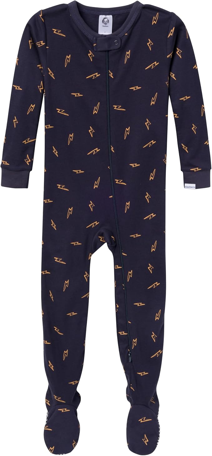 Gerber Baby Boys 4-Pack Footed Pajamas - Image 2