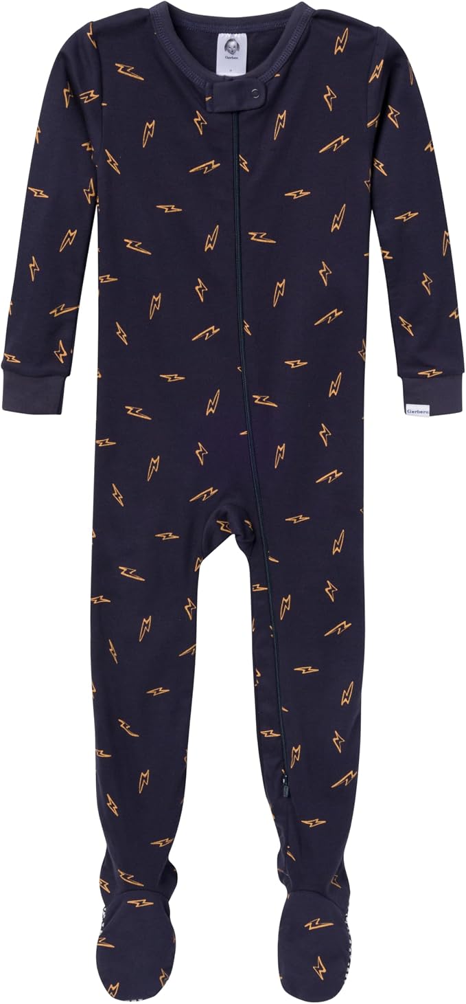 Gerber Baby Boys 2-Pack Footed Pajamas - Image 3