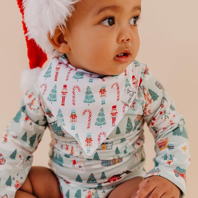 Copper Pearl Baby Bibs 4 Pack, Printed Bandana Drool Bibs - Image 2