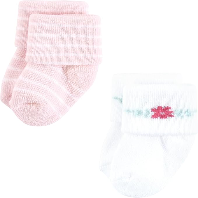 Hudson Baby Baby 8-pack Cotton Rich Newborn and Terry Socks - Image 5