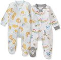 Burt's Bees Baby Boys' Organic Cotton, Sleep and Play Footed Pajamas | Easy zip by BurtsBeesBaby