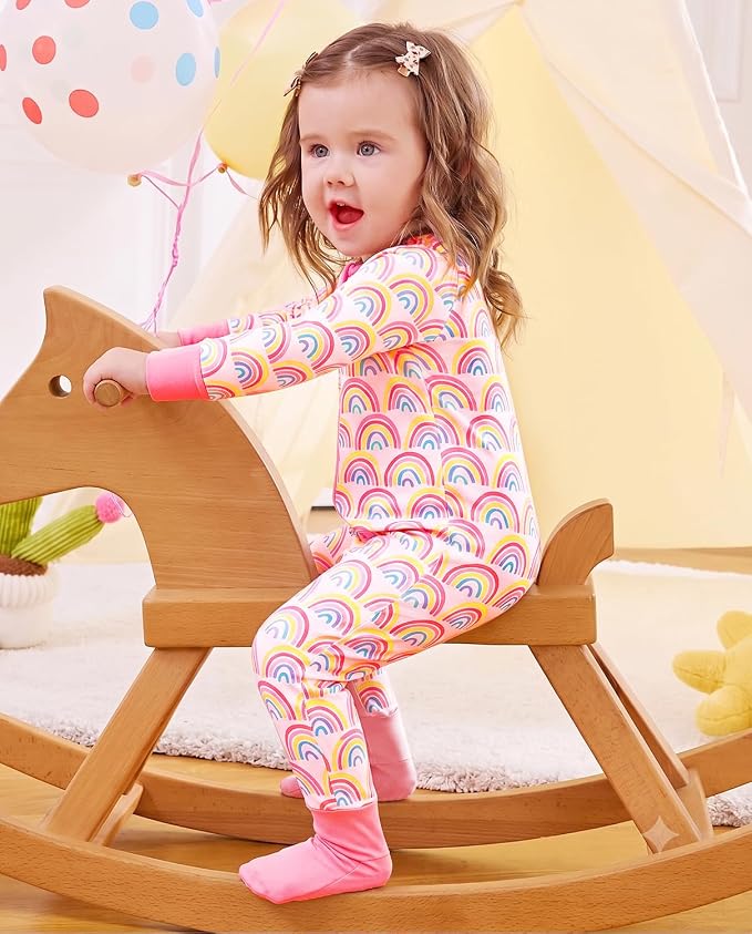 babee Reshinee Viscose derived from bamboo Baby Pajamas Convertible Footie - Image 4