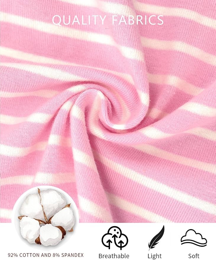 Jimonda Baby Rompers Cotton Boys Girls Short Sleeve Sleepers Pajamas Pjs | Two - Image 4