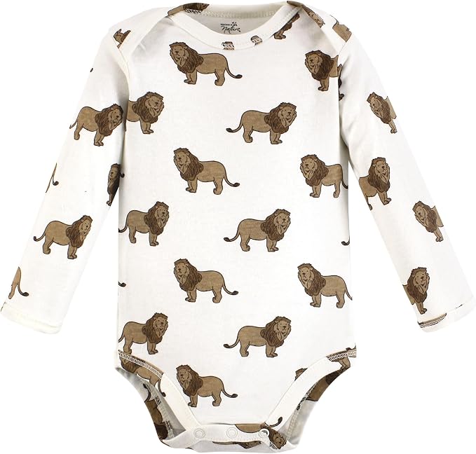 Touched by Nature Unisex Baby Organic Cotton Long-Sleeve Bodysuits - Image 4