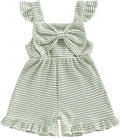 Little Girl Romper Toddler Overalls Summer Bow Jumpsuit Boho Outfit 6M-5T by Nibbcoa