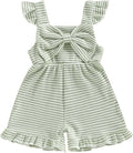 Little Girl Romper Toddler Overalls Summer Bow Jumpsuit Boho Outfit 6M-5T by Nibbcoa