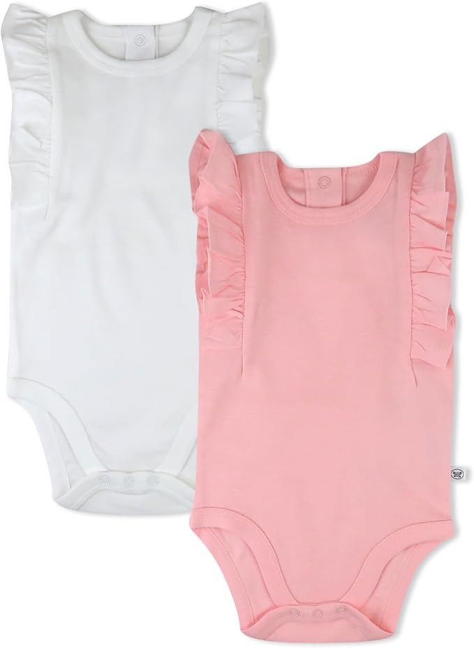 HonestBaby baby-boys Sleeveless Bodysuits One-piece 100% Organic Cotton by HonestBaby